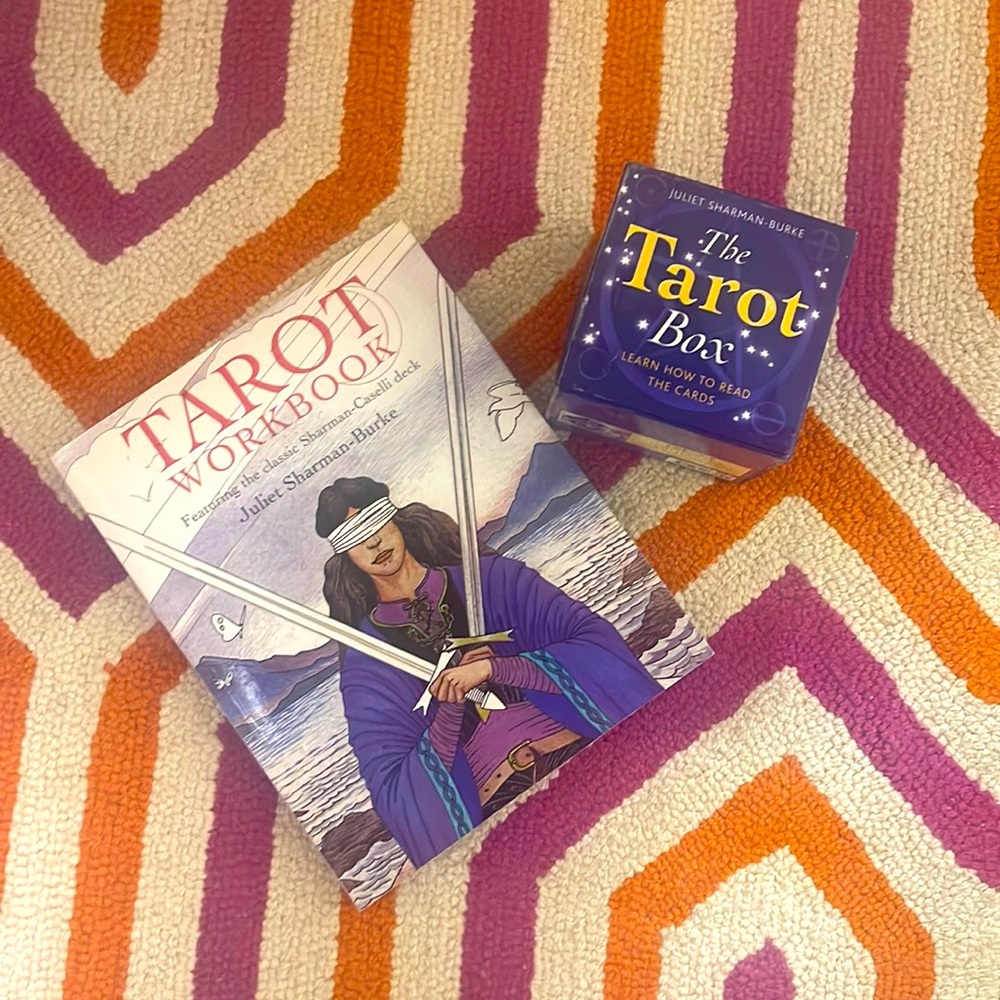 Tarot Cards for beginners and Tarot workbook.